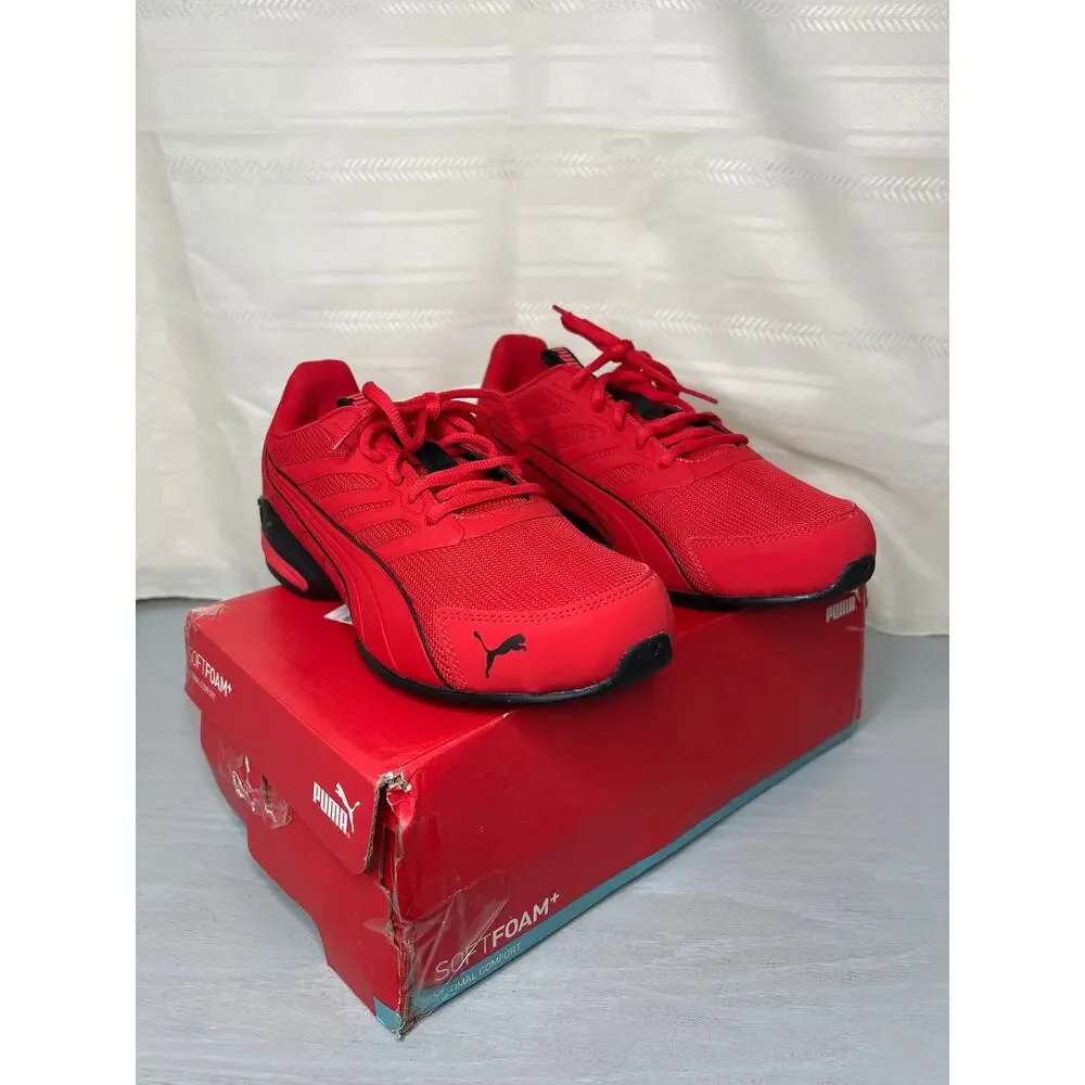 Puma Electro Mens 9.5 For All Time Red Softfoam Running Shoes